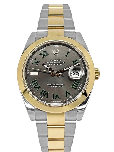 rolex wimbledon two tone|rolex datejust 41 wimbledon oyster.